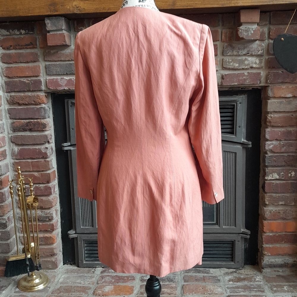 Laura Ashley Pink Button-Up Blazer - Picture 6 of 9